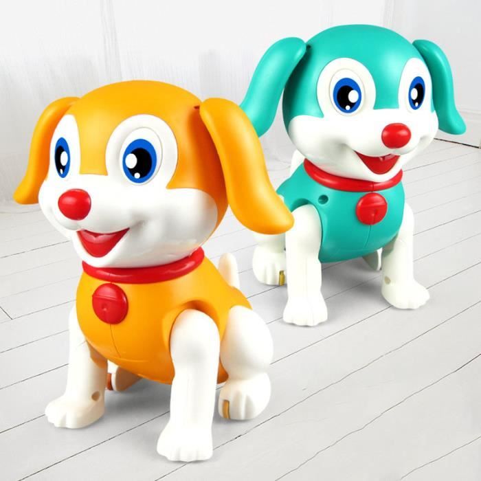 Meilleurs prix pour SALUTUYA Jouet électronique pour chiot Robot chien jouet marche électronique chiot animal de compagnie à piles jeux electronique