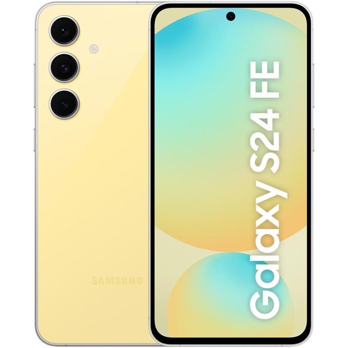 Samsung Galaxy S24 FE 17 cm 6.7 Double SIM Android 14 5G USB Type C 8 Go 4700 mAh Jaune - vue 3