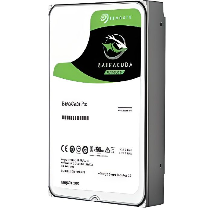 Seagate BarraCuda HDD, SATA 6G, 5400RPM, 3,5 Pouces - 6 TB 0,000000