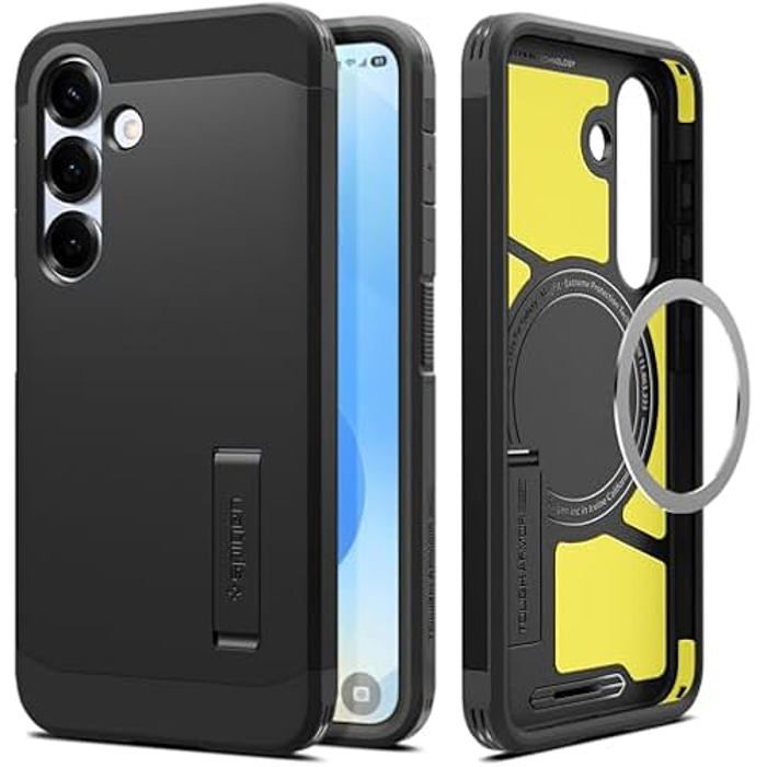 Coque - SPIGEN - Samsung S25 - Antichoc - Magnétisme - Noir