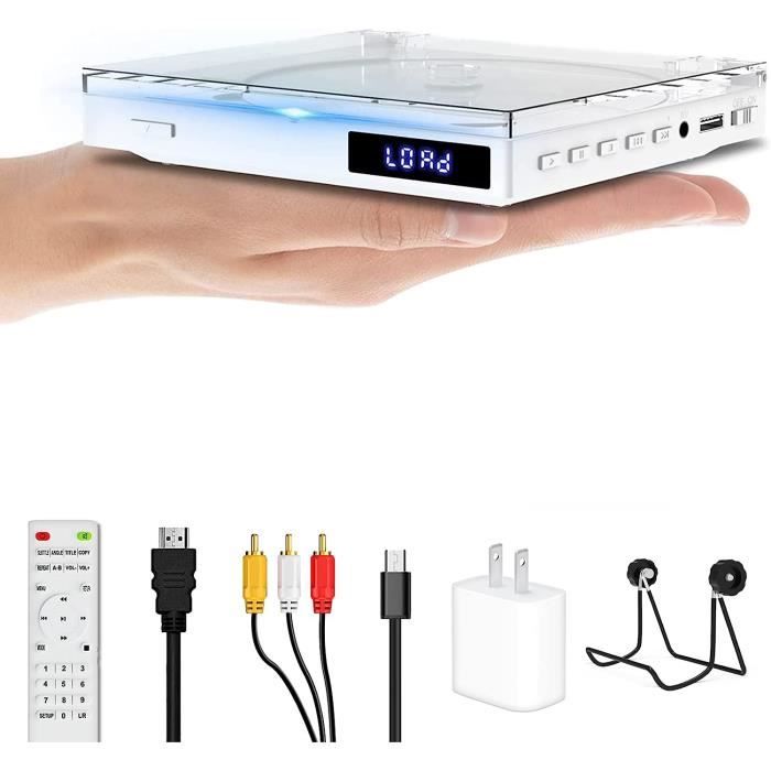 Maite Lecteur DVD multi-region pour TV, port HDMI AV, entree USB, micro,  systeme NTSC/PAL, telecommande, televiseur compact e - Cdiscount TV Son  Photo