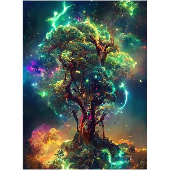 DCIDBEI Peinture au diamant fluorescent 5D Arbre de vie Néon 40 x 40 cm Peinture par numéros Image d'arbre de vie Arbre à fleurs de cerisier Diamond Painting Paysages Adultes Brillant DCIDBEI Peinture au diamant fluorescent 5D Arbre de vie Néon 40 x 40 cm Peinture par numéros Image d'arbre de vie Arbre à fleurs de cerisier Diamond Painting Paysages Adultes Brillant