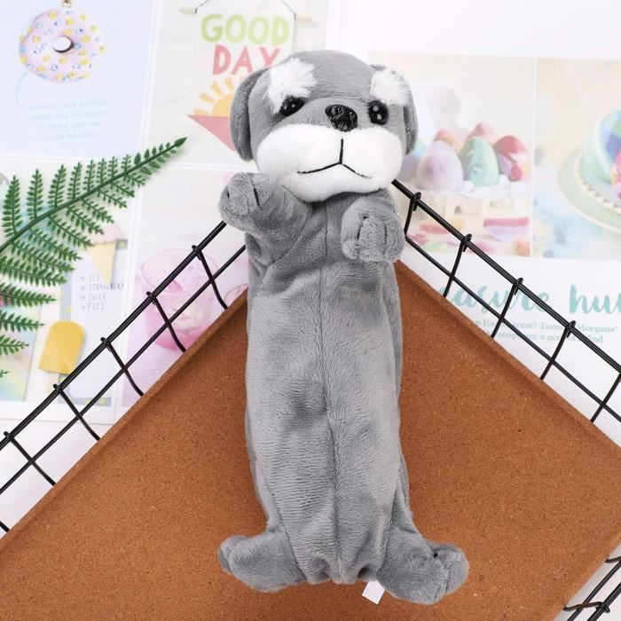 Acheter Trousse à crayons en PU de couleur bonbon mignonne, dessin animé ours lapin fruits, sac de rangement de papeterie portable de grande capacité, fournitures scolaires Kawaii