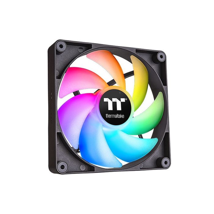 Ventilateur PC - Thermaltake - CT120 ARGB - 500-2000 tr/min - 25 8 dB - Noir/Blanc/Vert