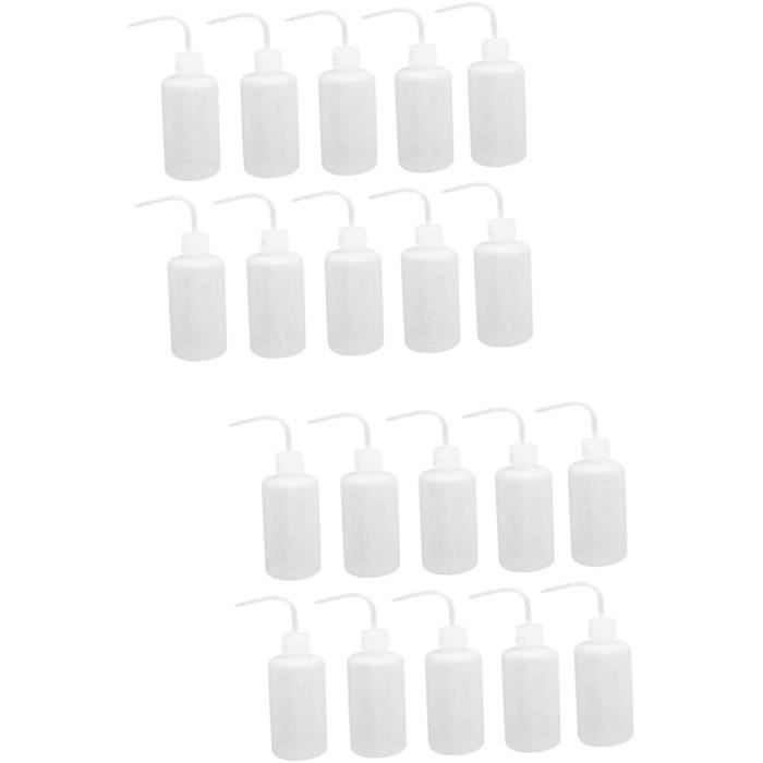 Lot De 3 Bouteilles D'Arrosage à Presser 250 Ml – Pissette Précise Avec Échelle Et Buse Courbée Pour Plantes D'Intérieur