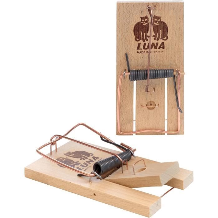 Pie Rats Pick Duo Pack Piège À Rats En Bois - Piège À Rats - Piège À Frapper - Haute ...