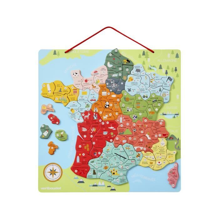 Jeu de reconnaissance tactile en bois Verbaudet d'occasion