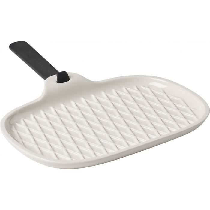 Villeroy & Boch Passion BBQ – Lot De 2 Assiettes à Steak L 33 Cm, Porcelaine Premium, Compartiments Séparés, Design Élégant Et Robuste