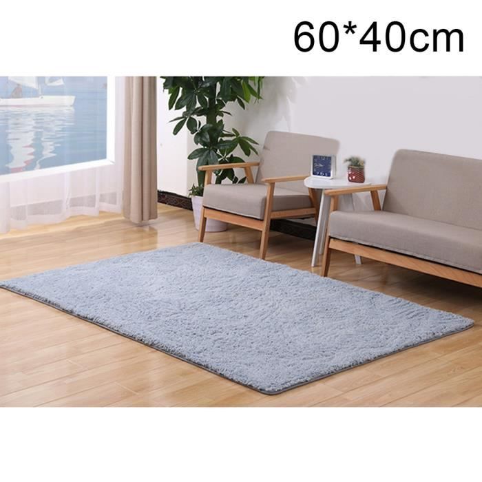 40cm 60cm Vktech Tapis En Peau De Mouton Tapis Pour Chambresalon De Littapis De Laine Toison Moquettetapis De Canapé Gris
