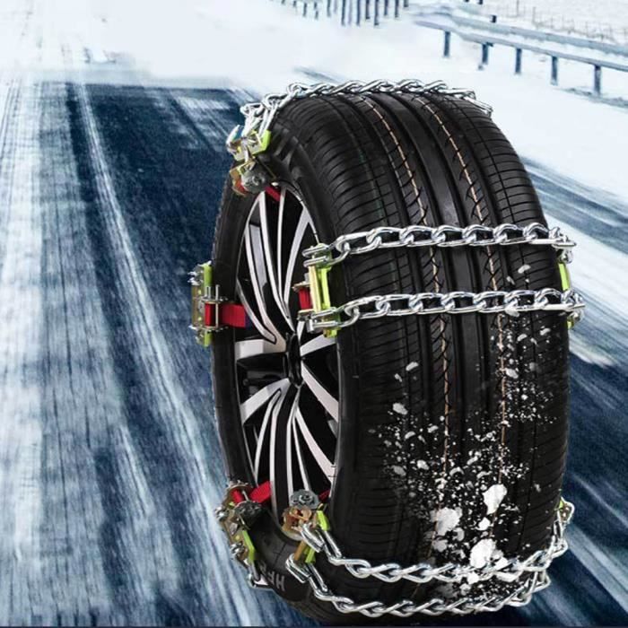 Vvikizy chaînes à neige pour voiture Chaînes à neige 2 pièces chaînes à pneus  antidérapantes chaînes à neige pour auto garniture - Cdiscount Auto