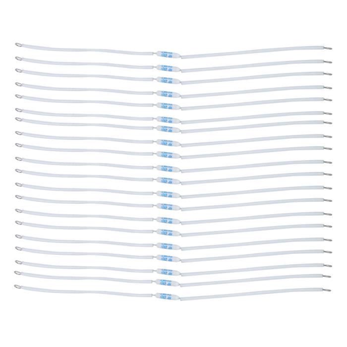 Lot De 20 Fusibles Céramiques à Temporisation T - 250V 5A - Dimension 5x20mm Axial - Marque Uxcell - Neuf