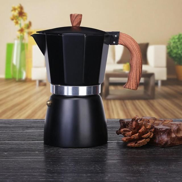 Alu IT Cafetière italienne en aluminium (café noir, expresso) [411