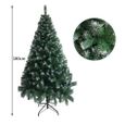 Arbre de Noël Sapin Artificiel de Noël en PVC Décoration Fêtes - 650 Branches   - 180 cm-1