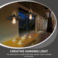1PC Vintage Restaurant Plafonnier Lampe Rétro de plafond pour restaurant à la maison lustre - suspension luminaire d'interieur-1