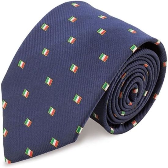 Cravate En Soie Modaitalia - Motif Pois Rose - Fabriquée En Italie - Très Bon état