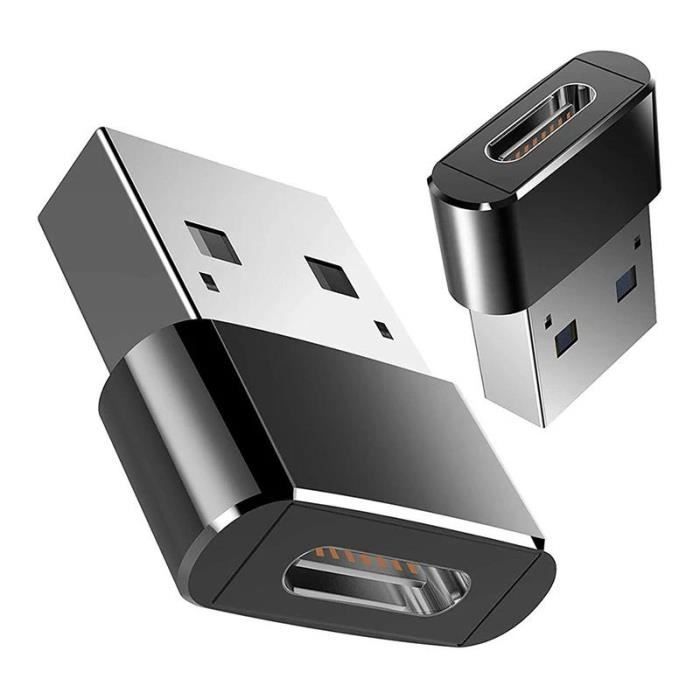 VSHOP ® Adaptateur USB C vers USB A 3.0 Connecteur USB 3.0 Type C mâle vers  Type A femelle pour Nexus 5X - 6P , Lumia 950 , Apple - Cdiscount  Informatique