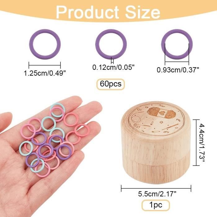 24 Marqueurs De Mailles Pour Tricot/Crochet - En Alliage Avec Fermoir - Niceneeded