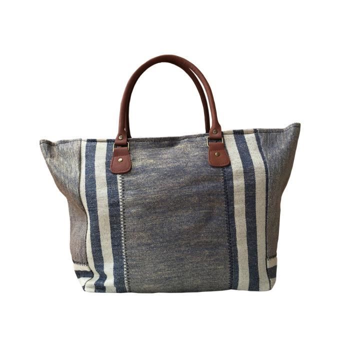 Sac cabas le voyage shop en panier