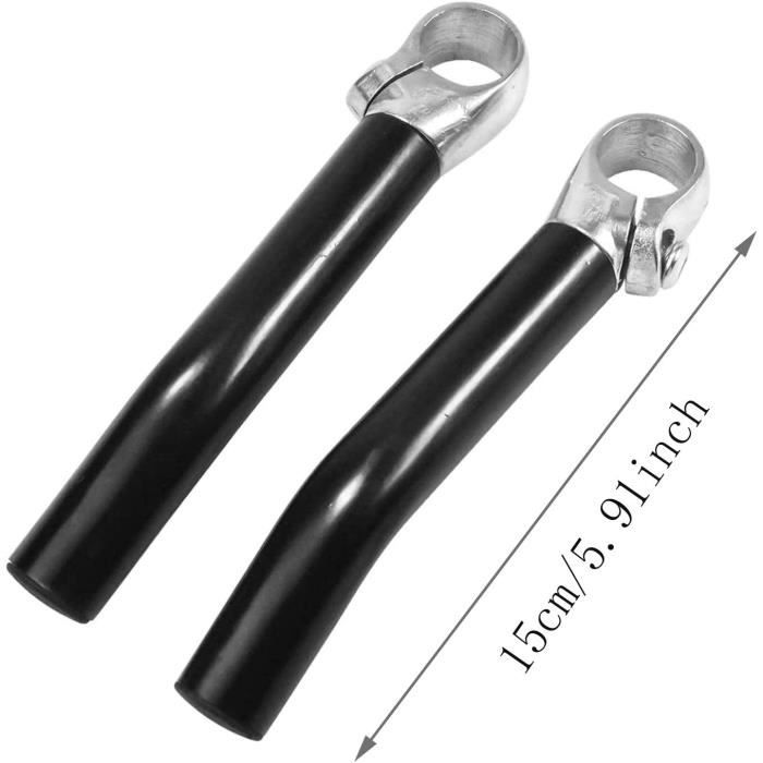 Guidon de vélo de ville 25,4 mm ergonomique pour vélo femme homme guidon en aluminium noir rétro pour femme homme cruiser large