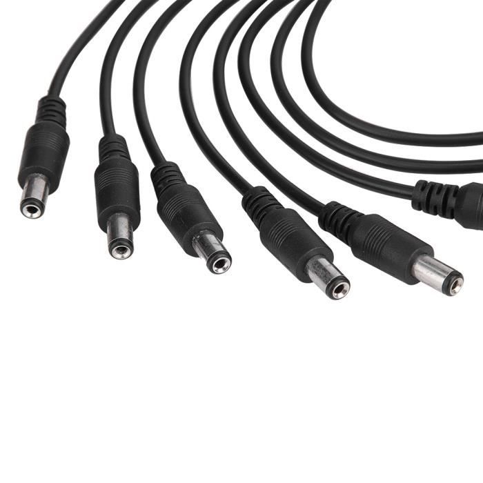 Lot De 4 Câbles DC 5.5x2.1mm Vers USB C 15cm - Alimentation Pour Lampes LED, Petits Appareils