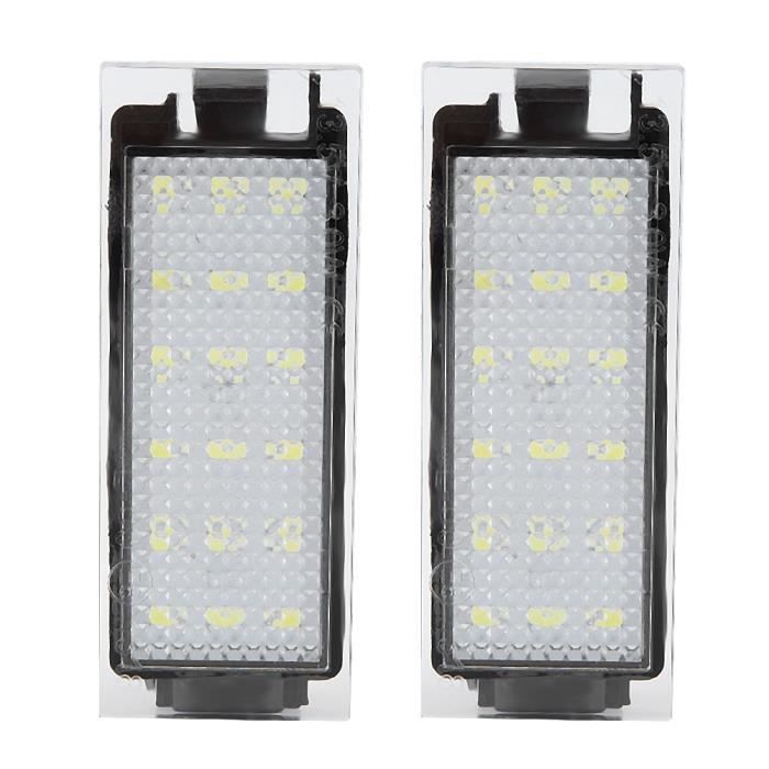 Ampoules LED Pour Plaque D'immatriculation Renault - 6000K étanche IP67 - 2 Pièces - Sans Erreur CAN