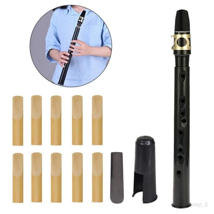 Mini ensemble de saxophone clarinette de poche avec sac de