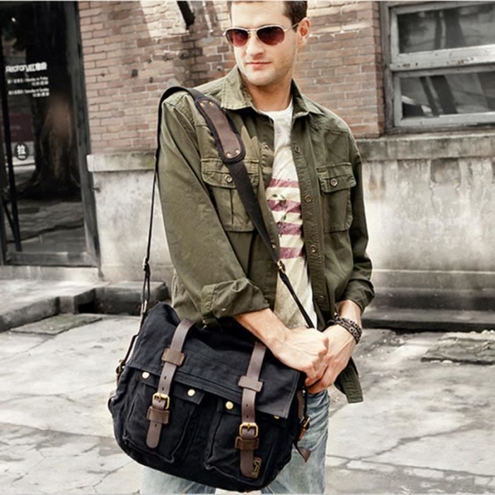 Sac multipoches cuir discount