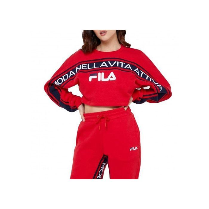 Sweat fila rouge outlet