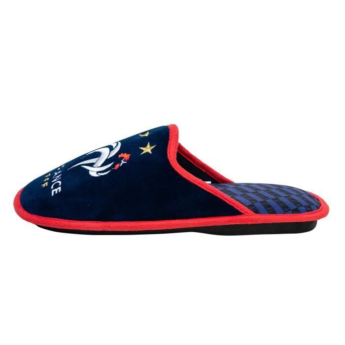 Pantoufles Officielles Équipe De France FFF - Taille Enfant (Collection Supporteur)