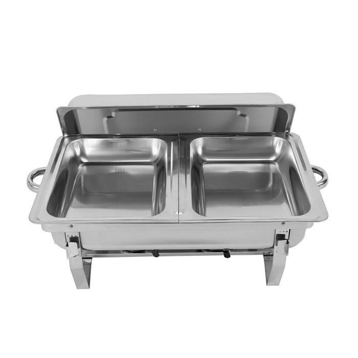 Frigidaire - Serveur de buffet/réchaud à 3 niveaux avec plateau chauffant