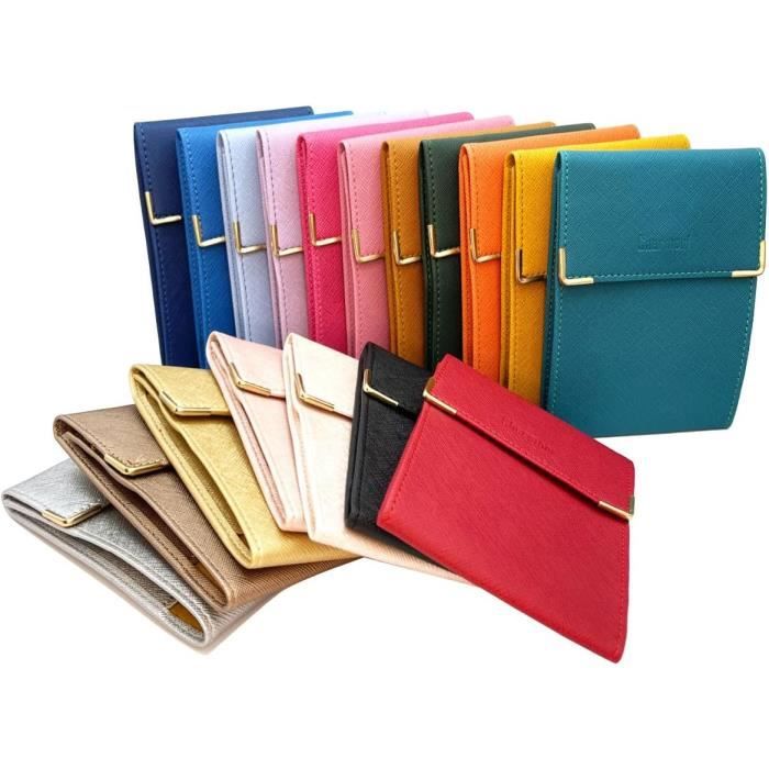 Etui Pochette Porte chequier Longue Pliant Talon a Gauche 3 emplacements Carte bancaire 3 Plis Compact S492 Cdiscount Bagagerie Maroquinerie