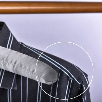 Lot De 5 Cintres Floqués KADAX Avec Crochets En Acier Inoxydable, Pour Vêtements