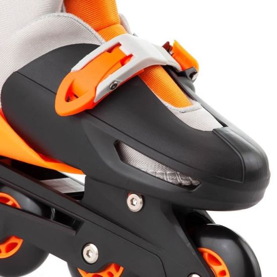 Patins à Roulettes Enfants Réglables Orange - Taille 30-33 - Neuf