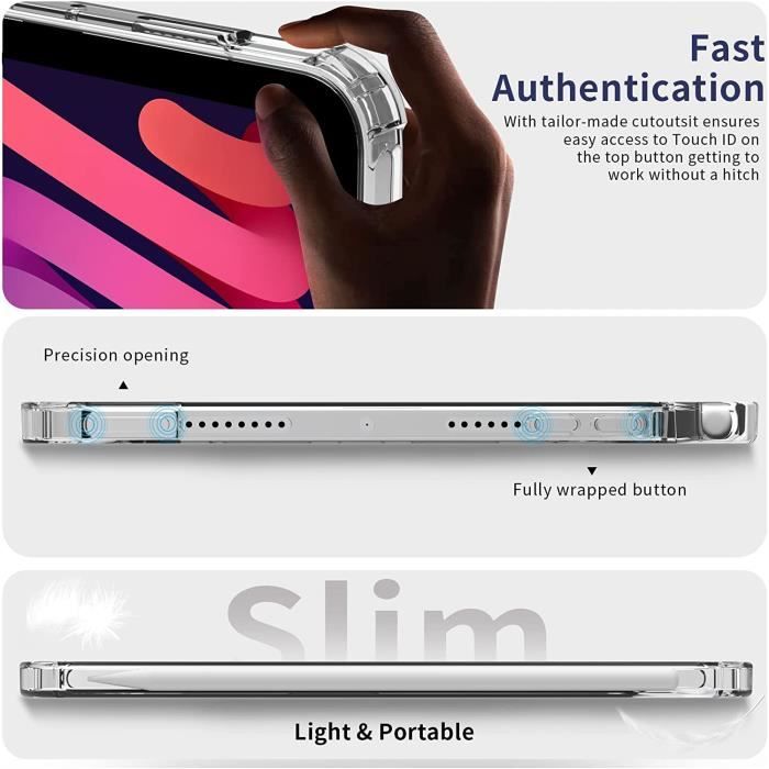 Étui Tablette-pour iPad Air 5ème-4ème Génération 2022-2020 10,9 Pouces