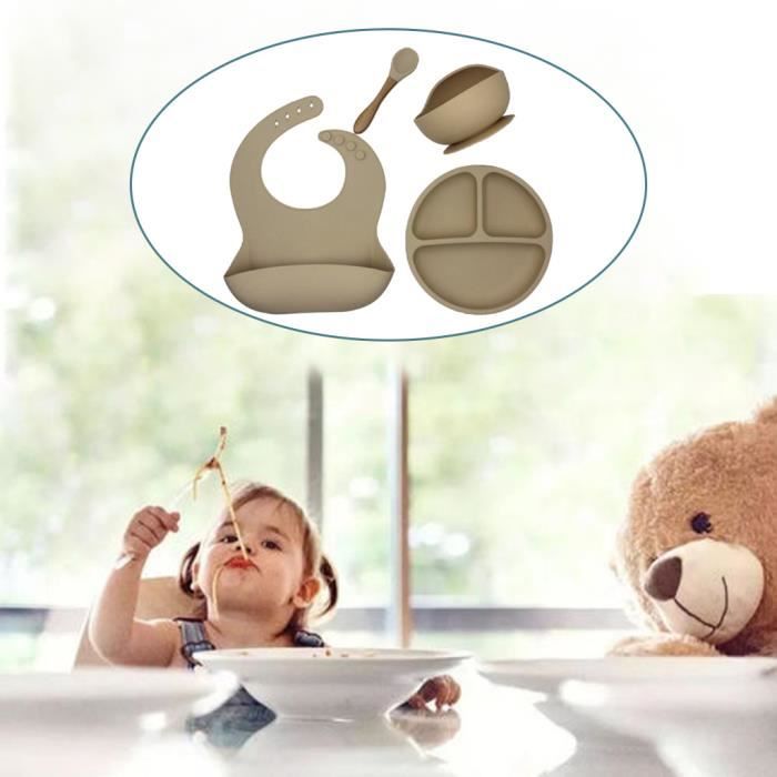 Lot De 4 Cuillères En Silicone Pour Sacs Alimentaires Bébé - Nettoyage Facile - Compatible Plupart Des Gourdes