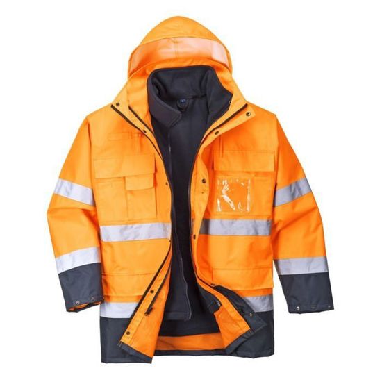 Parka haute visibilit/é imperm/éable Portwest 3 en 1 bicolore