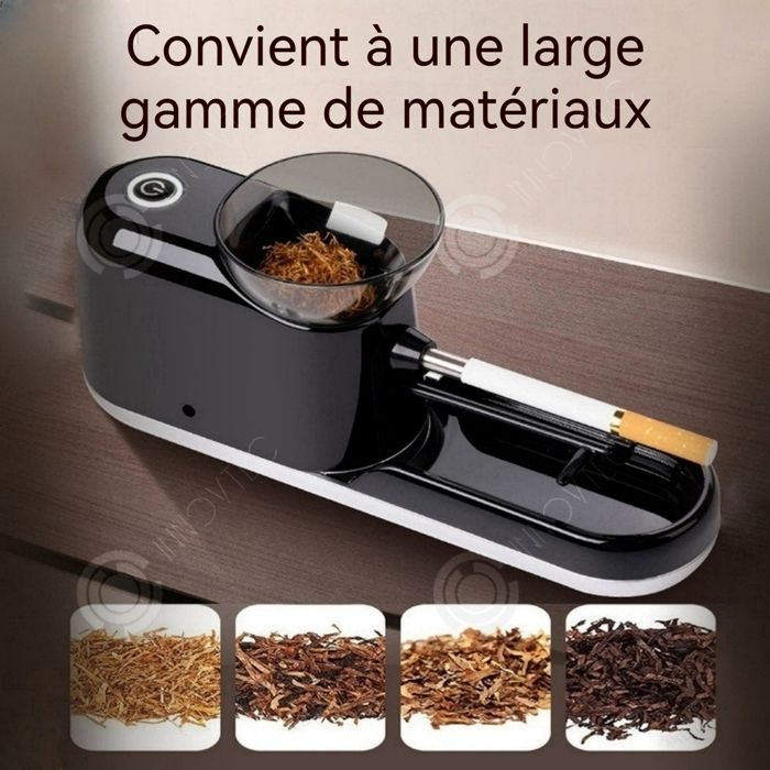 PAS Machine à tuber réglage du conduit de fumée 4 vitesses 222x52x85mm cigarette  électronique entièrement automatique faible bruit