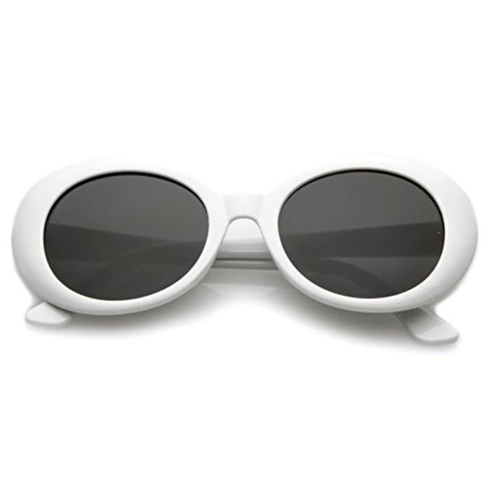 Lunettes rondes blanches hotsell