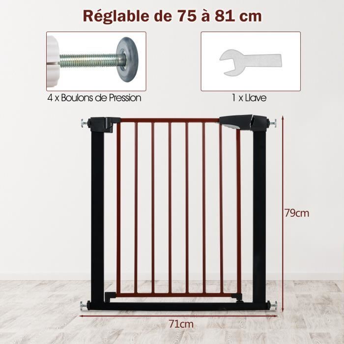 Barriere escalier hotsell sans percer aubert