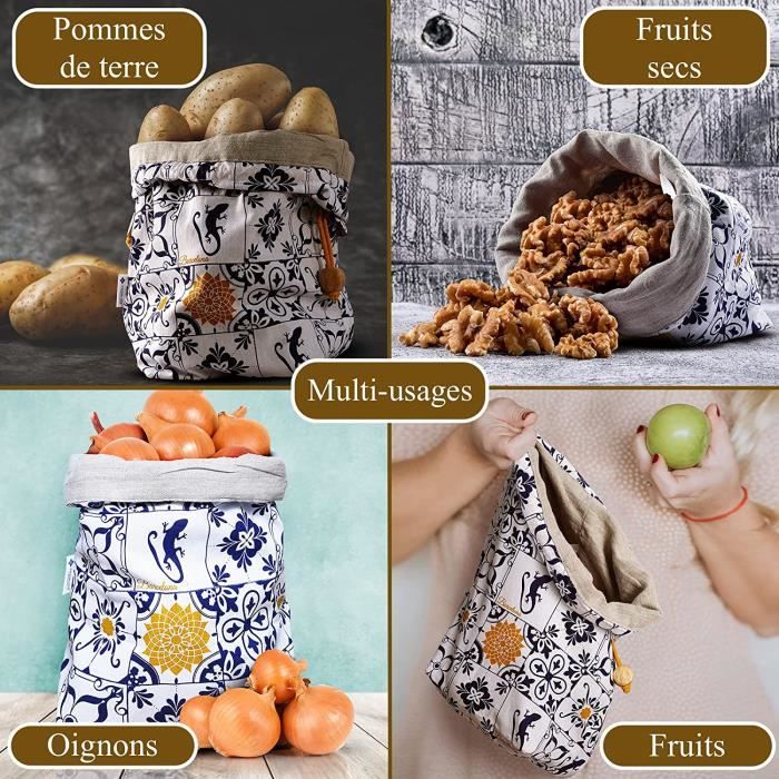 Sac coton bio alimentaire deals