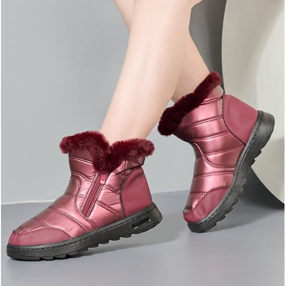Bottes hiver femme rouge store