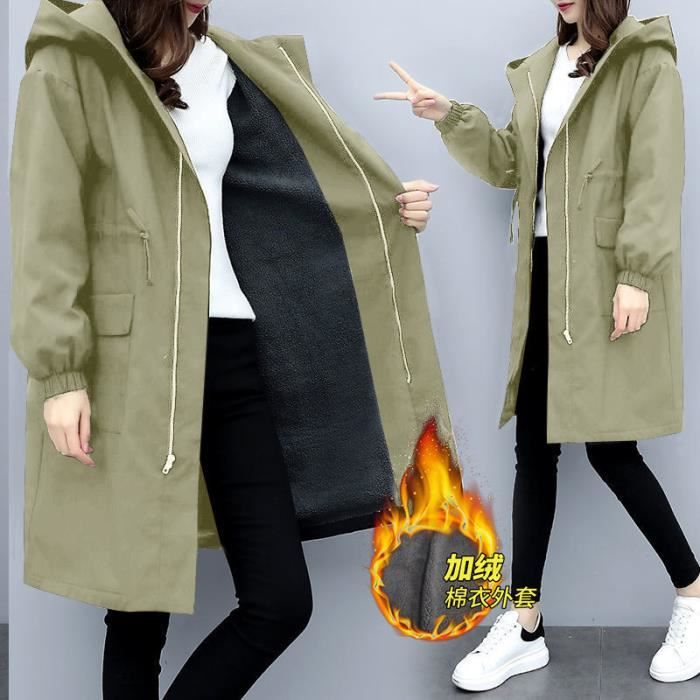 Trench epais femme clearance