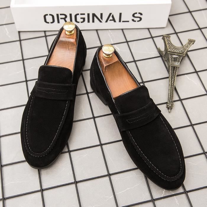 Jamron Loafers En Daim Élégants - Mocassins Conduite Confortables