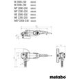 Meuleuse d'angle - METABO - WP 2200-230-4