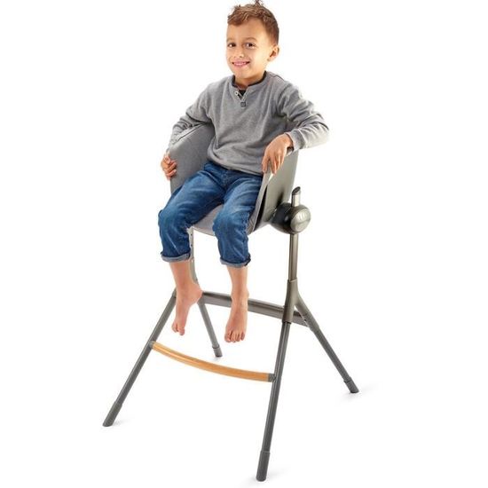 Coussin pour chaise haute up&down ergonomique gris grey Beaba