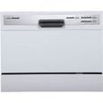 Lave-vaisselle pose libre AMICA ADP 0601 - Blanc - 6 programmes - Eco 50°C - Moteur à induction-0