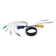 ATEN 2L5302P cable kvm VGA PS2+AUDIO, 1,80 m-0