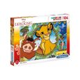 Puzzle 104 Pieces Roi Lion : Simba Avec Timon et Pumbaa - Puzzle Enfant Clementoni Disney-0