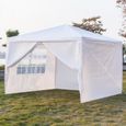 Pavillon de tente -tente de fête pliable,300*300*250cm-0