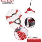 ASPLITTOOL Lot de 6 Tête de Balai Serpillère Vadrouille 2 en 1 en Microfibre Serpillère pour Vileda Turbo